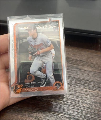 2025 Topps Update Baseball #US282 Coby Mayo — front