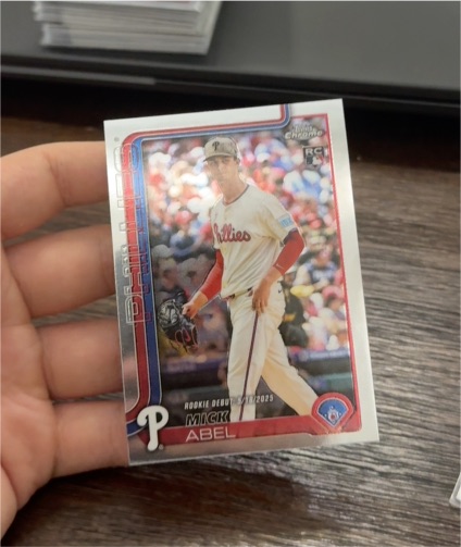 2025 Topps Chrome Update Series Rookie Debut #US270 Mick Abel — front