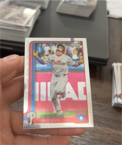 2025 Topps Chrome Update Series #USC32 Harrison Bader — front