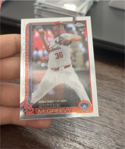 2025 Topps Update Series #US60 Michael McGreevy — front