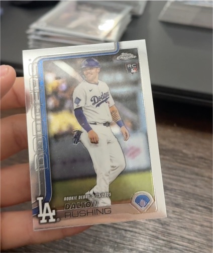 2025 Topps Chrome Update #USC151 Dalton Rushing Rookie Debut — front