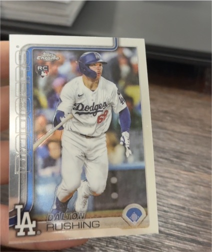 2025 Topps Chrome Update #USC129 Dalton Rushing — front