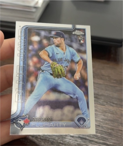 2025 Topps Chrome Update #US138 Mason Fluharty — front