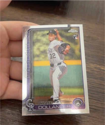 2025 Topps Chrome Update #US151 Chase Dollander — front