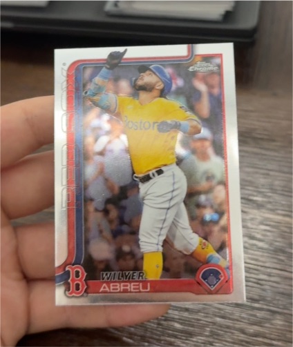 2025 Topps Chrome #367 Wilyer Abreu — front
