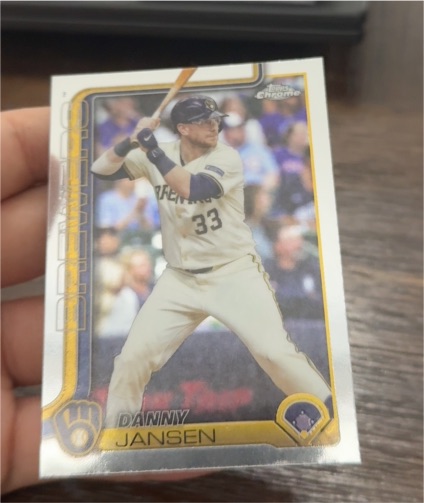 2025 Topps Chrome Update #USC122 Danny Jansen — front