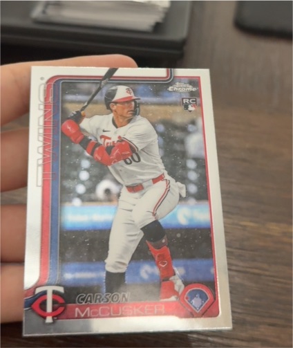 2025 Topps Chrome Update #USC155 Carson McCusker — front