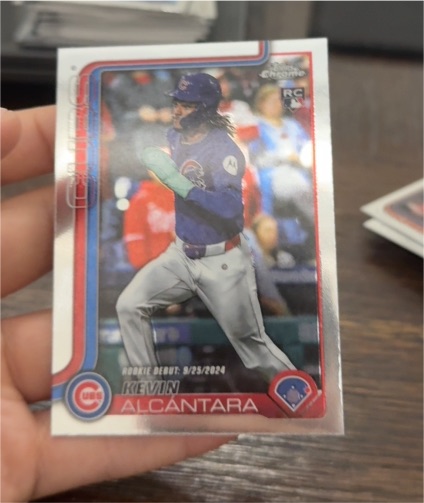 2025 Topps Chrome Update #USC25 Kevin Alcantara — front