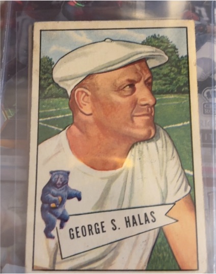 1952 Bowman Large #48 George S. Halas — front