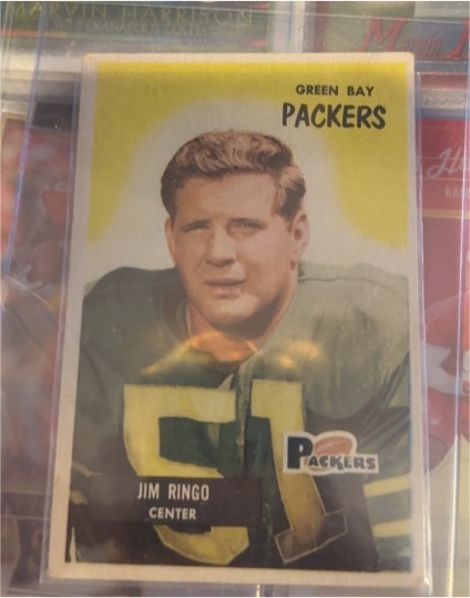1955 Bowman #70 Jim Ringo — front