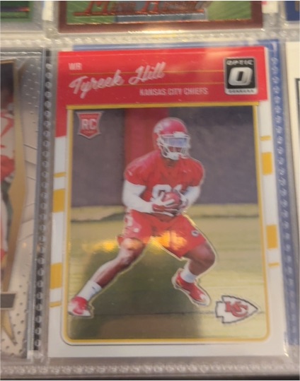 2016 Donruss Optic #117 Tyreek Hill — front
