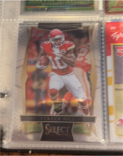 2020 Panini Select #RC Tyreek Hill — front