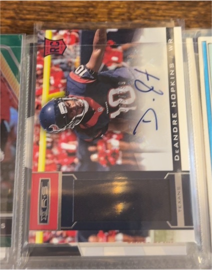 2013 Panini Rookies & Stars #205 DeAndre Hopkins Rookie Patch Autograph — front