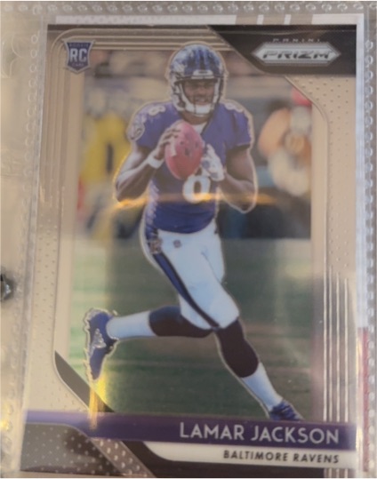2018 Panini Prizm #212 Lamar Jackson — front