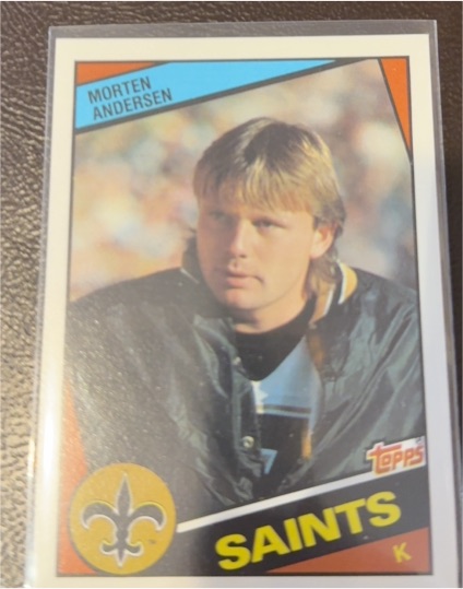 1984 Topps #300 Morten Andersen — front