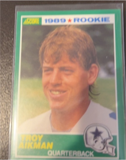 1989 Score #270 Troy Aikman — front
