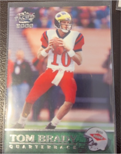 2000 Pacific #403 Tom Brady — front