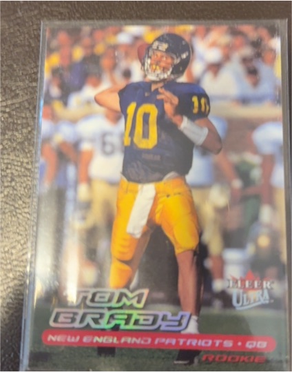 2000 Fleer Ultra #234 Tom Brady Rookie Card — front