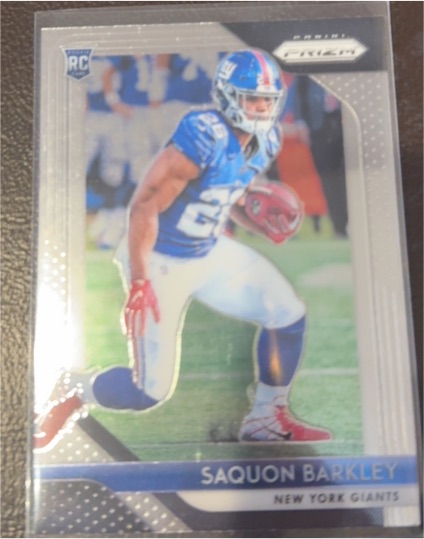 2018 Panini Prizm #202 Saquon Barkley — front