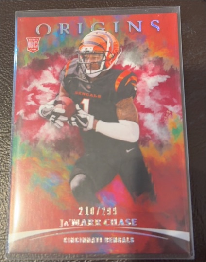 2021 Panini Origins #112 Ja'Marr Chase — front