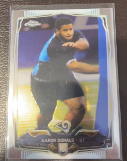 2014 Topps Chrome #175 Aaron Donald Rookie — front