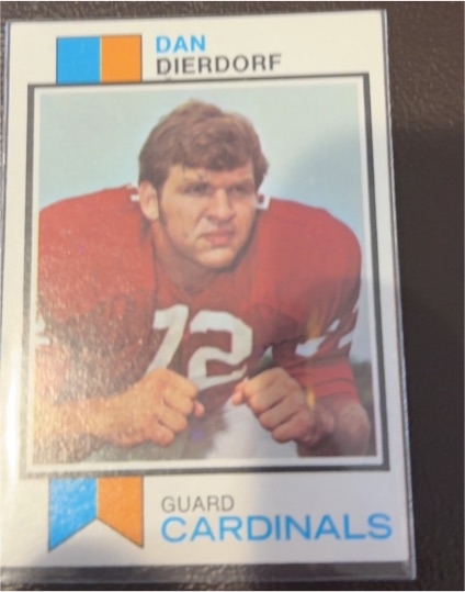 1973 Topps #322 Dan Dierdorf — front