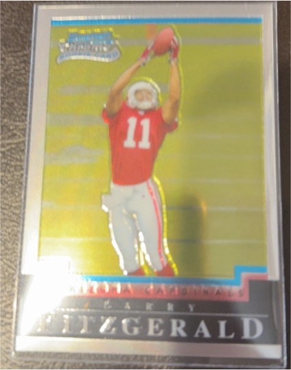 2004 Bowman Chrome #118 Larry Fitzgerald — front