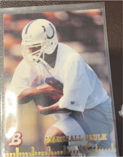 1994 Bowman #2 Marshall Faulk — front