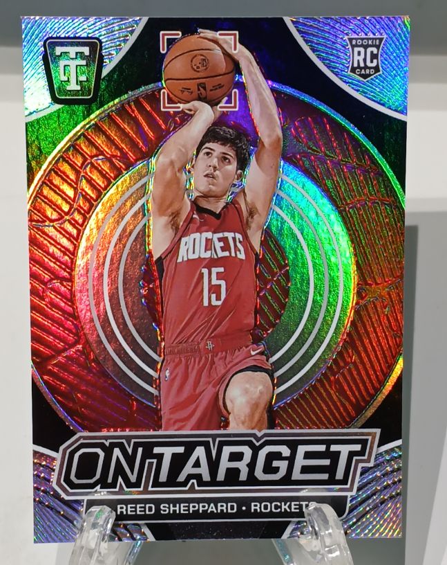 2024-25 Panini Totally Certified #25 Reed Sheppard On Target Rookie — front