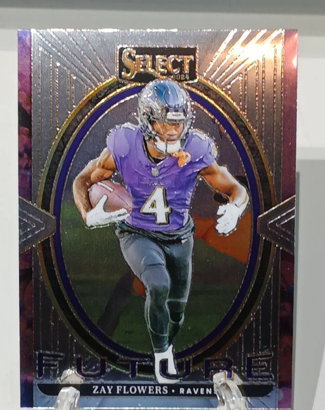 2024 Panini Select #17 Zay Flowers Select Future — front