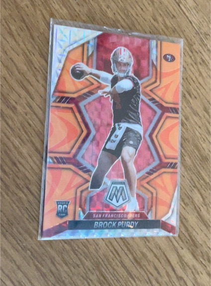 2022 Panini Mosaic #367 Brock Purdy — front