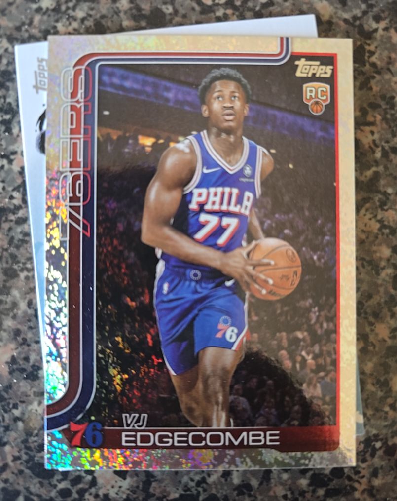 2025-26 Topps #203 VJ Edgecombe — front