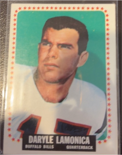 1964 Topps #31 Daryle Lamonica Buffalo Bills Rookie Football Card — front