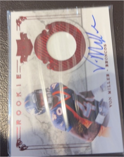 2011 Panini Plates & Patches #O Von Miller Rookie Auto — front