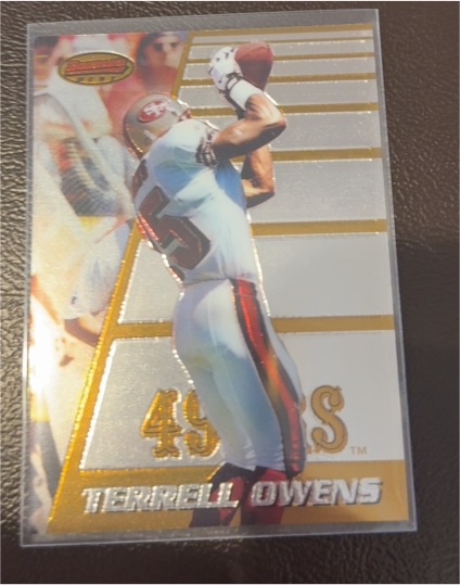 1996 Bowman's Best #147 Terrell Owens — front