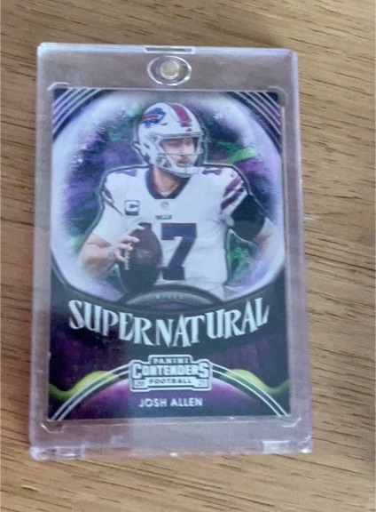2021 Panini Contenders - Supernatural #SN-JAL Josh Allen — front