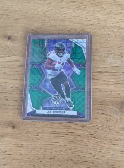 2022 Panini Mosaic #14 J.K. Dobbins — front