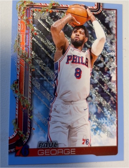 2025-26 Topps Holiday #H19 Paul George — front