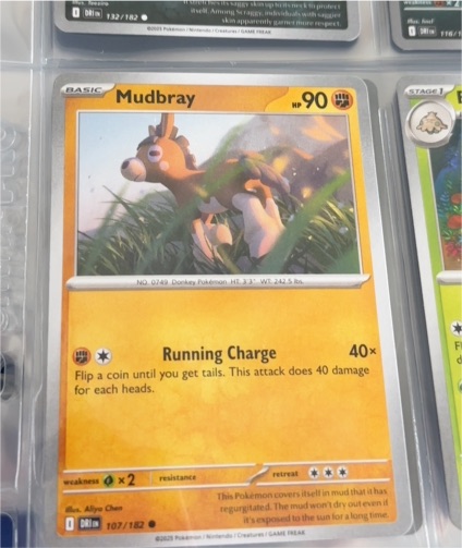 2025 Pokémon SV10: Destined Rivals #107 Mudbray — front