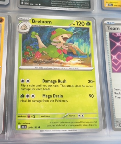 2025 Pokémon SV10: Destined Rivals #006 Breloom — front