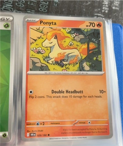 2025 Pokemon SV10: Destined Rivals #029 Ponyta — front