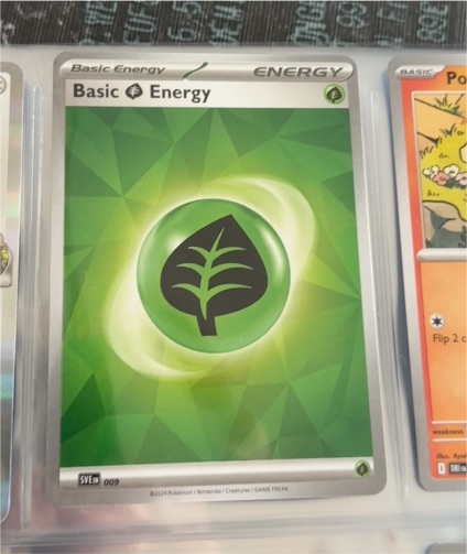 2024 Pokémon SVE #009 Basic Grass Energy — front
