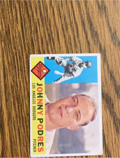 1960 Topps #425 Johnny Podres — front