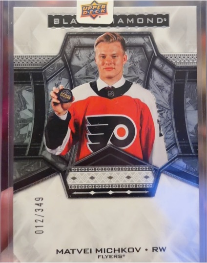 2024-25 Upper Deck Black Diamond #BDB-MV Matvei Michkov — front