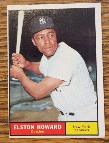 1961 Topps #495 Elston Howard — front