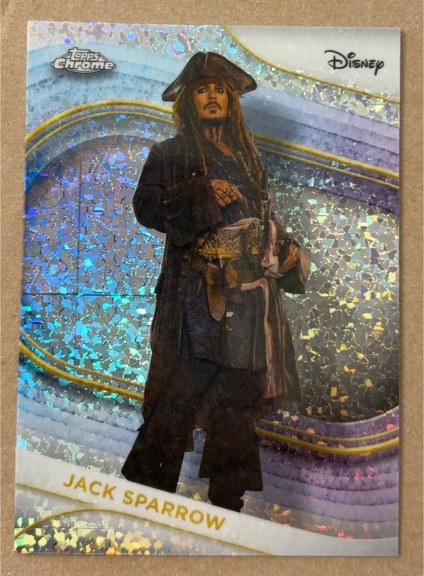 2025 Topps Chrome Disney #3 Jack Sparrow — front