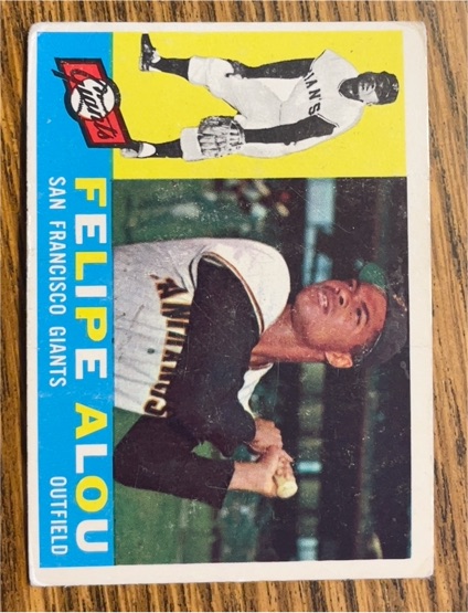 1960 Topps #287 Felipe Alou — front