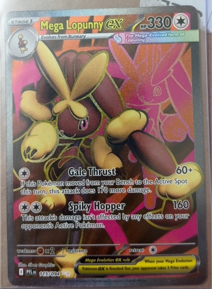 Mega Lopunny ex ME02: Phantasmal Flames 115/094 — front