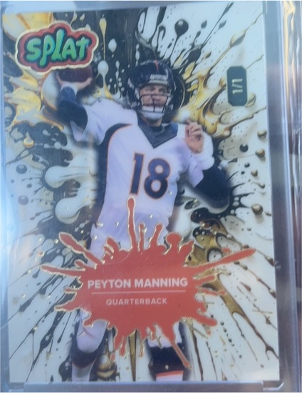 2025 Wild Card Splat #SUSVIN01-PM Peyton Manning — front