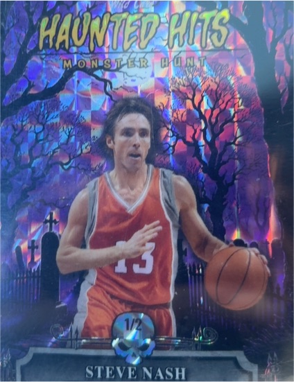 2025 Wild Card Haunted Hits Monster Hunt #1/2 Steve Nash — front